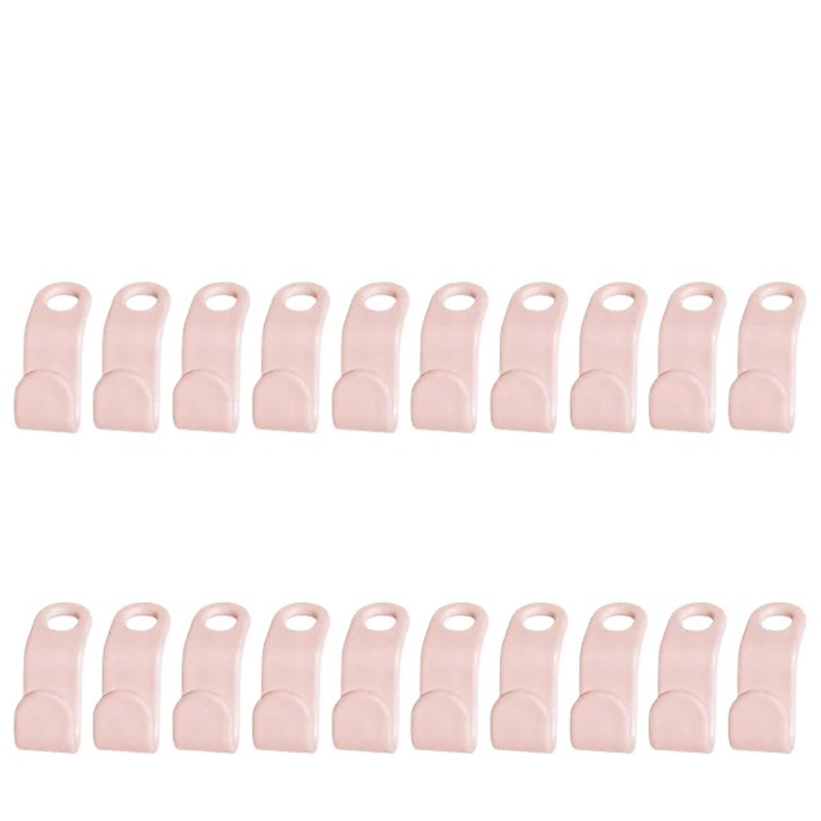Hangers for Clothes Space Savers 260pcs Cascading Hanger Plastic Extender Clips Wardrobe Coat Organizer(Pink)