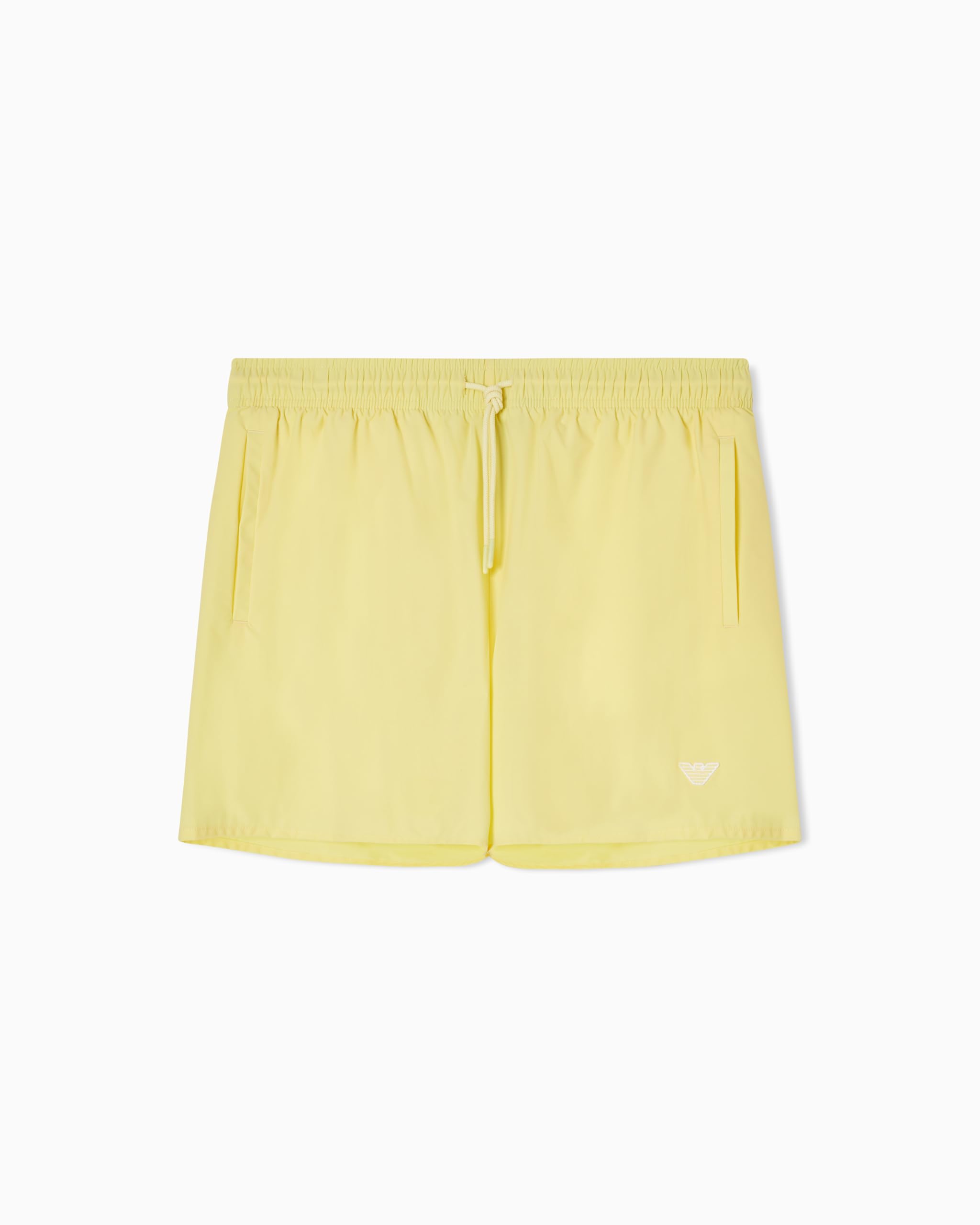 Emporio Armani Herren Zitronengelb Boxer Badehose, M