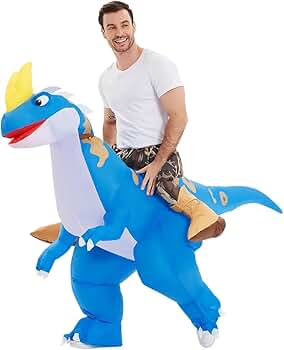 Goosh Disfraz Inflable De Dinosaurio De 48 Pulgadas Y Disfra | Envío Gratis