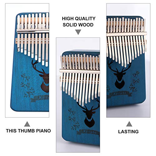 BIENKA Kalimba Pouce Piano 17 Touches, Portable Mbira Doigt Piano Cadeaux for Enfants et Adultes Débutants Piano (Color… - Les Beatles, Paul McCartney, John Lennon, RIngo Starr, George Harrison BIENKA Kalimba Pouce Piano 17 Touches, Portable Mbira Doigt Piano Cadeaux for Enfants et Adultes Débutants Piano (Color… – Image 3