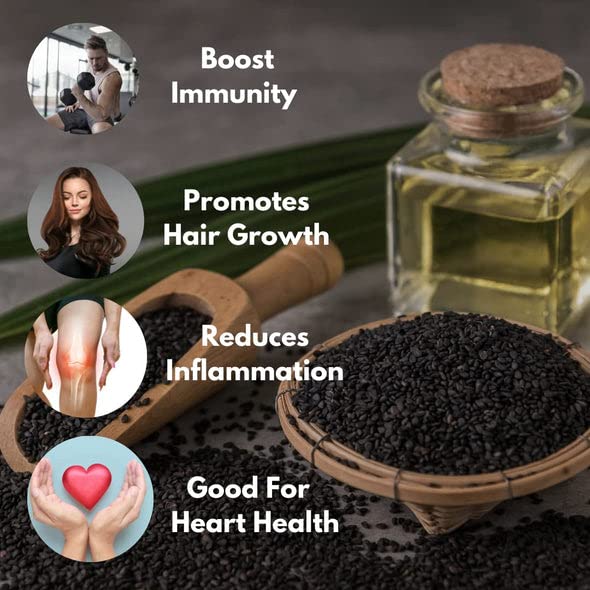 Image of Healthy Roots Cold Pressed Black Sesame Oil (Virgin, Chekku /Ghani) - Wood Pressed Black Sesame Oil for cooking (100ml)