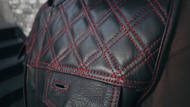 Amazon.com: GARGOYLE BELLS Men's Denim & Leather Motorcycle Vest
