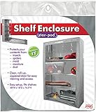 Storage Shelf Enclosure, Durable Wire Shelving Cover, Best Protection for Shelves, Keeps Out Dust,...