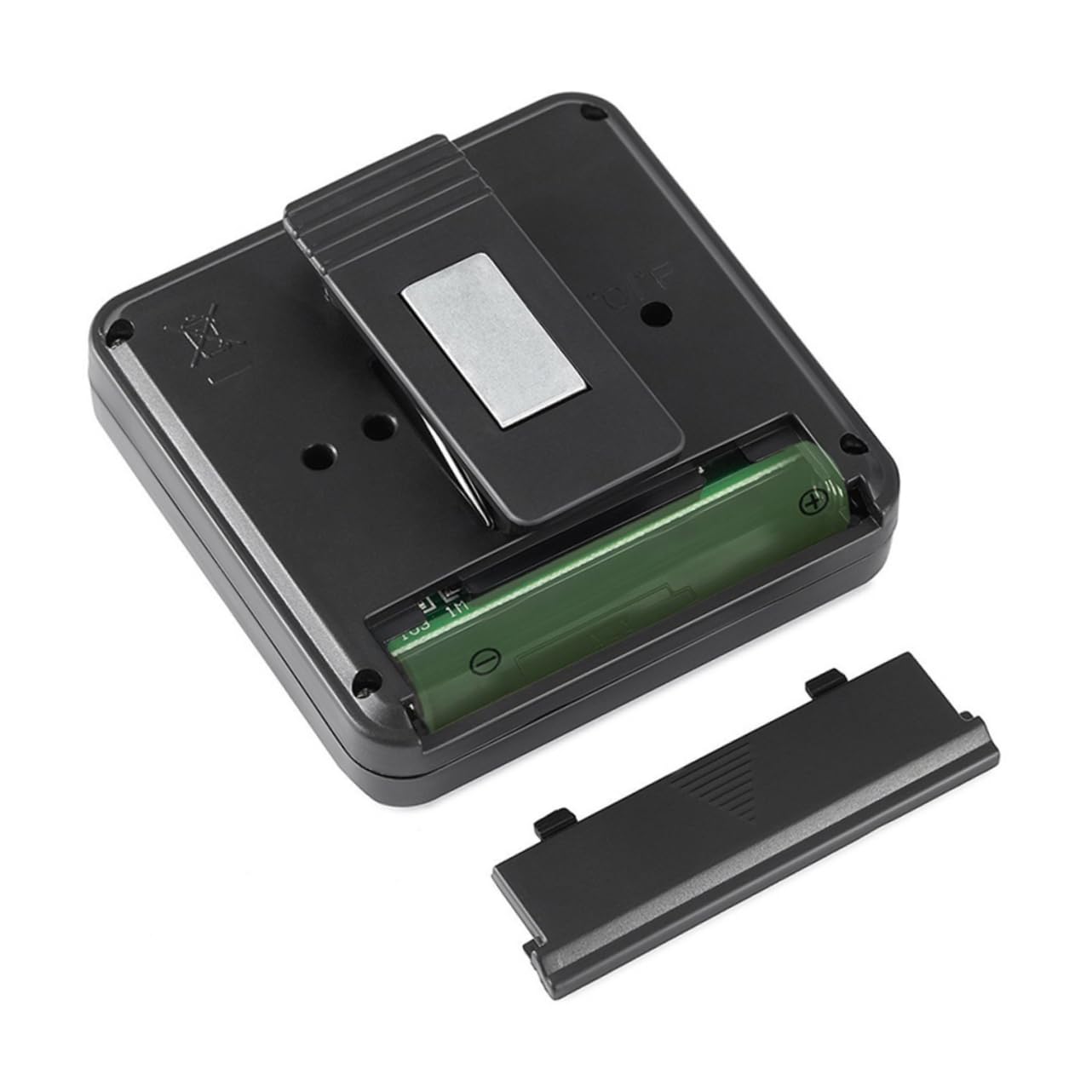 PartyKindom 3pezzi Termometro Digitale Igrometro per Rettili e Incubatrici Misuratore umidità e Temperatura Senza Batteria Display LCD per Uova e Animali Domestici Nero