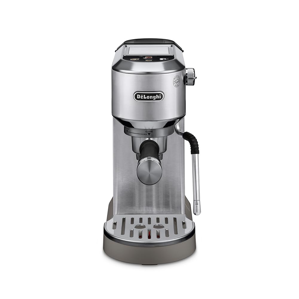 DeLonghi エスプレッソマシン シルバー Amazon.co.jp: デロンギ エスプレッソメーカー デディカ デュオ