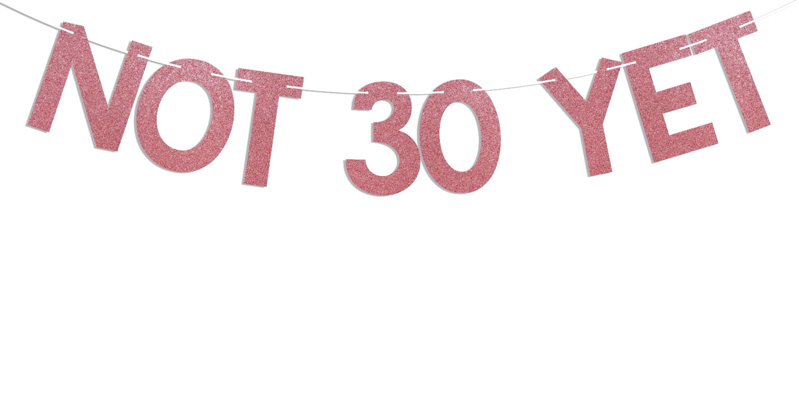 Amazon.com: Not 30 Yet Banner - Last Year In My 20s, Twenty