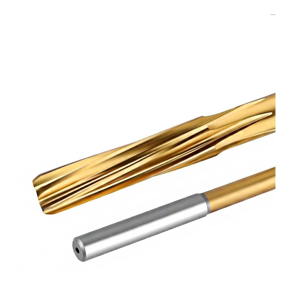 HSS-CO Chucking Machine Reamer with Tian Plated H7 Spiral Helical Straight Shank 3-20mm(15mm)