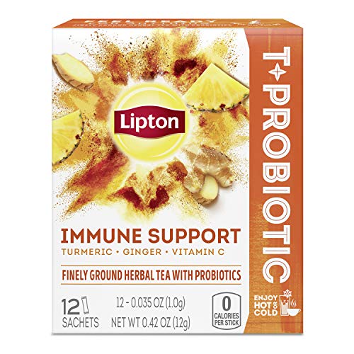 Lipton Tea For a Hot or Iced Herbal Tea Beverage with Turmeric, Ginger