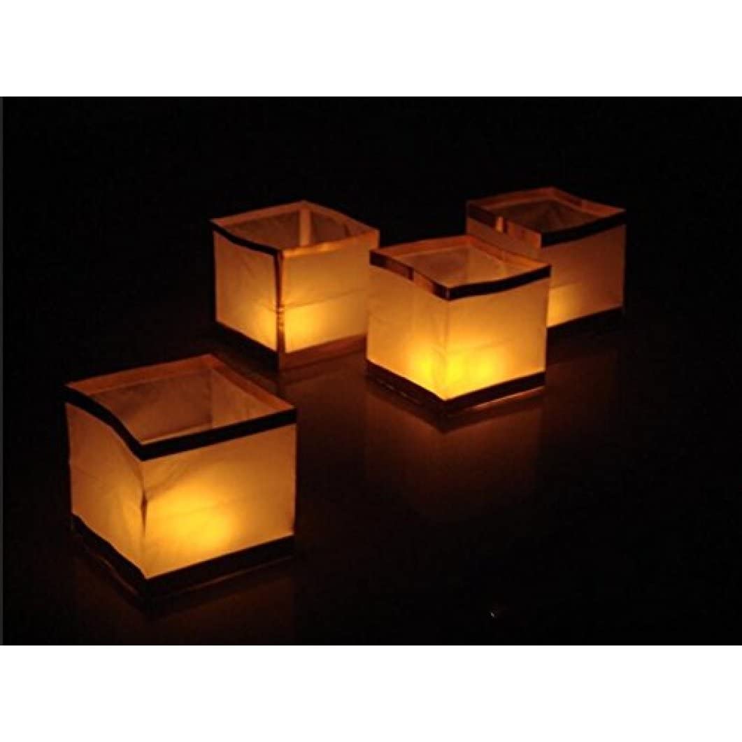 Lanterne Ad Acqua Biodegradabili Mad Monkey - Con 10 Luci Da Tè, Romantiche E Perfette Per Feste - Foto 8