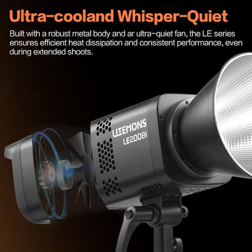 Image of Godox LE200Bi Godox Light Kit-2 Pack 220W Bi-Color LED Video Light
