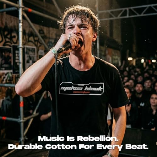 Image of Bambiha Wear Malwa Block Moosetape T-Shirt - Classic Fit Streetwear for Men & Women, 100% Cotton