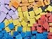 Surtido 1000 teselas de 10 colores para mosaico planas de 7,5x7,5x3 mm....