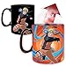 ABYSTYLE Naruto Shippuden 3D Kunai Ceramic Coffee Mug and Naruto & Sasuke Heat Change Ceramic Coffee Mug Anime Manga Drinkware Home & Kitchen Gift