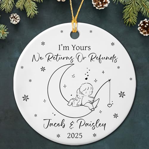 Adornos Colgantes para Árbol De Navidad Soy Tuyo. No Se Admiten Devoluciones Ni Reembolsos. con Cuerda Adornos De Árbol Hermoso Navidad Decoraciones para Casa Adornos Fiesta