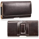iPhone 8 Plus 7 Plus Holster,kiwitatá Horizontal Premium Leather Belt Clip Pouch Case for Apple iPhone 6 Plus/6S Plus/7 Plus