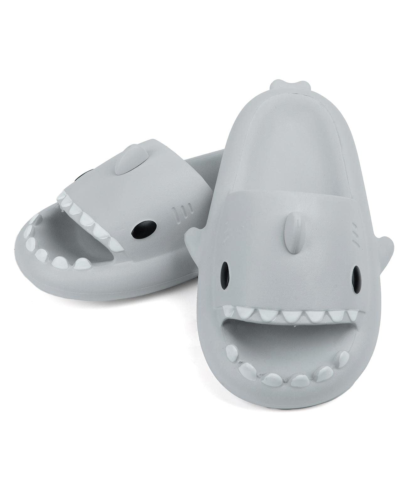SAGUARO Zapatillas de Casa de Tiburón para Niños, Pantuflas de Baño de Ducha Antideslizantes y de Secado Rápido para Niño y Niña, Cómodas Sandalias para la Jardín, Piscina y Playa