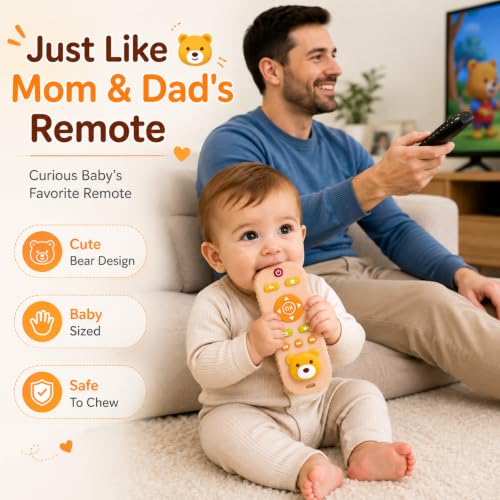 Image of CHICAGOZONE Premium Baby Silicone Teether Ring Toy - BPA Free Soft Teething Toy for Infants, Multi-Texture Sensory Chew Toy, Easy Grip Teether for Babies 3-12 Months, Cute Animal Design (Multicolor) (ORANGE PANDA)