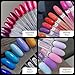 Medium Oval Nail Art Practice Tips, BORNBYME 100pcs Clear Nail Polish Swatch Sticks Tips Nail Sample Sticks for Gel Nail Polish Color Display