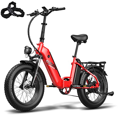 Fafrees Oficial Ff20 Polar Fatbike E Bike - Bicicleta Eléctrica De 20 Pulgadas Para Hombre Con Batería De 48v Y 10,4 Ah X 2 Baterías, Bicicleta Eléctrica Plegable Shimano 7s De 65 N.M Fafrees Oficial Ff20 Polar Fatbike E Bike - Bicicleta Eléctrica De 20 Pulgadas Para Hombre Con Batería De 48v Y 10,4 Ah X 2 Baterías, Bicicleta Eléctrica Plegable Shimano 7s De 65 N.M