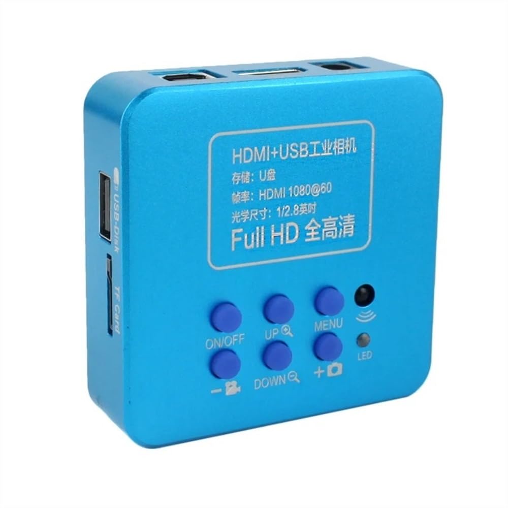 Mikroskop cyfrowy HDMI USB pasuje do lutowania elektronicznego 130X 1080P kamera mikroskopowa USB LED pierścień światło naprawa telefonu (ABCD)