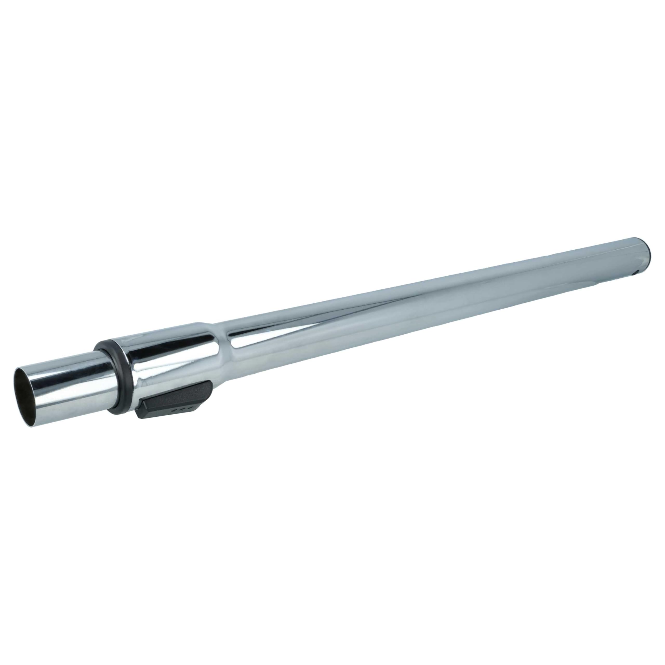 vhbw Tubo aspirador compatible con Dirt Devil M2288, M2831-4, M2838, M2288-0, M2288-3 aspiradora - conexión de 32 mm, 58-96 cm, cromado