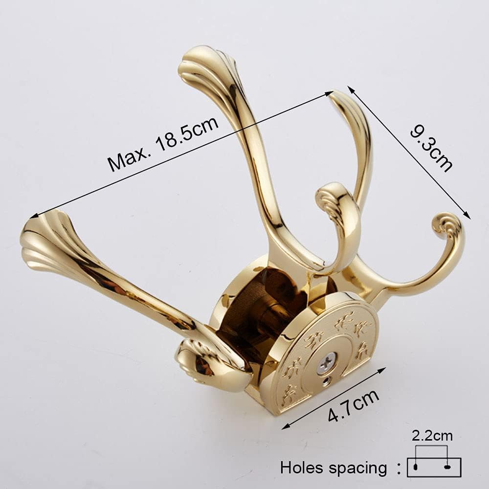 Ganchos para abrigos, Ganchos para perchas, Ganchos de pared plegables de alta resistencia con tornillos for baño, ganchos giratorios de metal modernos for colgar en la pared for la entrada, la cocina