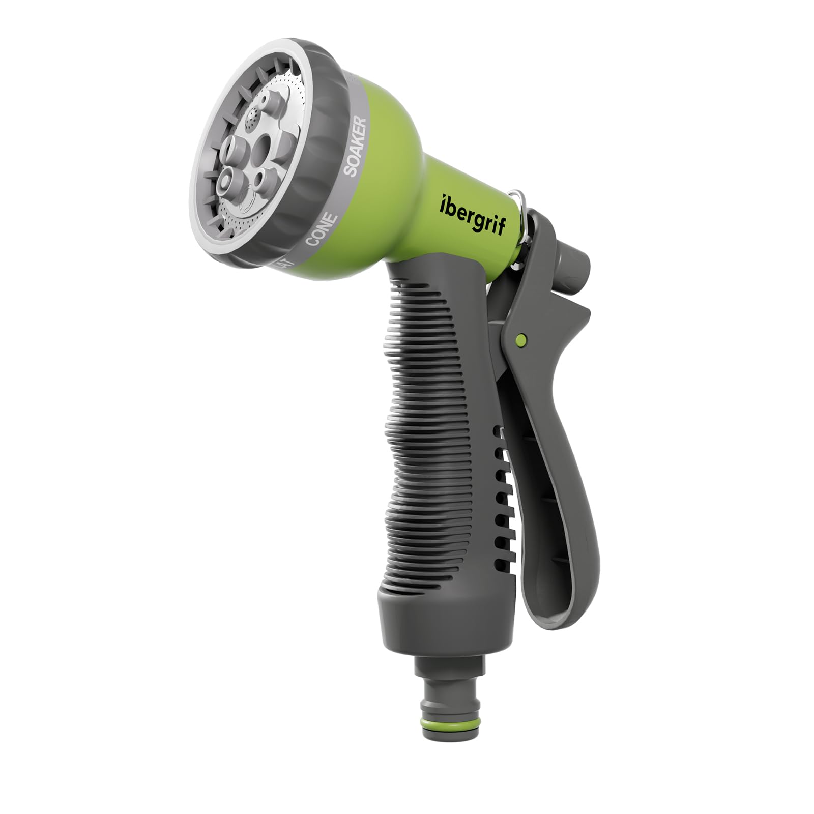 Ibergrif M22210 Garden Hose Pipe Spray Gun, High Pressure Garden Sprayer for Lawn & Garden Watering Equipment, Universal Connector