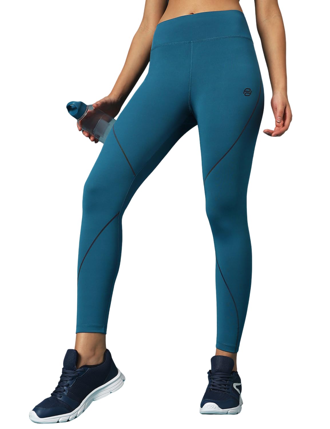 PUMP'D Leggings sportivi da donna, ad asciugatura rapida, a vita media, lunghezza alla caviglia, leggings da palestra da donna, traspiranti, elasticizzati, in poliestere, pantaloni da yoga | collant