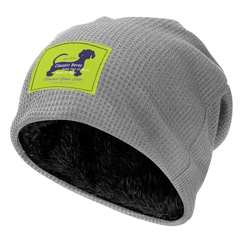 Bonnet tricoté anti-froid pour nourrir les oiseaux à motif de chiffres