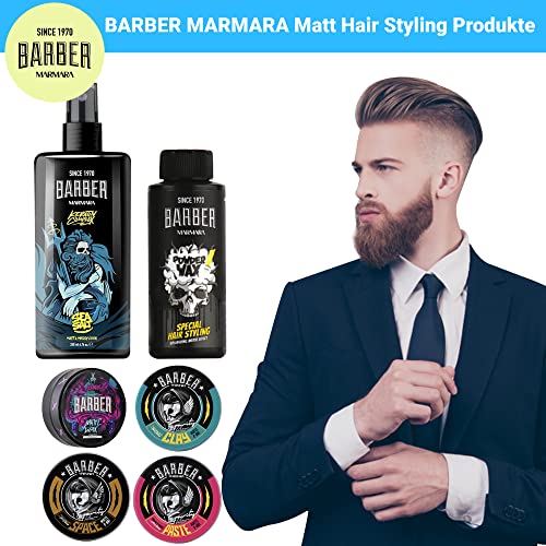 Foto von Barber Marmara Haarstyling und Volumenpuderwachs mit Matteffekt für Damen und Herren