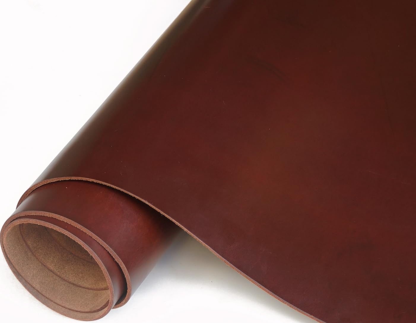 JeerealGenuine Leather Sheets Tooling Leather Full Grain Leather 3.6mm-4.0mm (9-10oz) Thick Cowhide Leather Pieces Square for Crafts Heavy Weight (Oil-Wax | Rust, 12"x24")