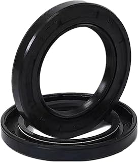 Seal Washer 2pcs NBR Shaft Oil Seal TC-12 * 22 * 25 * 28 * 30 * 32 * 5/7 Nitrile Covered Double Lip with Garter Spring for Automobile, Pump Gasket Lip (Size : 10x22x8mm 2pcs)