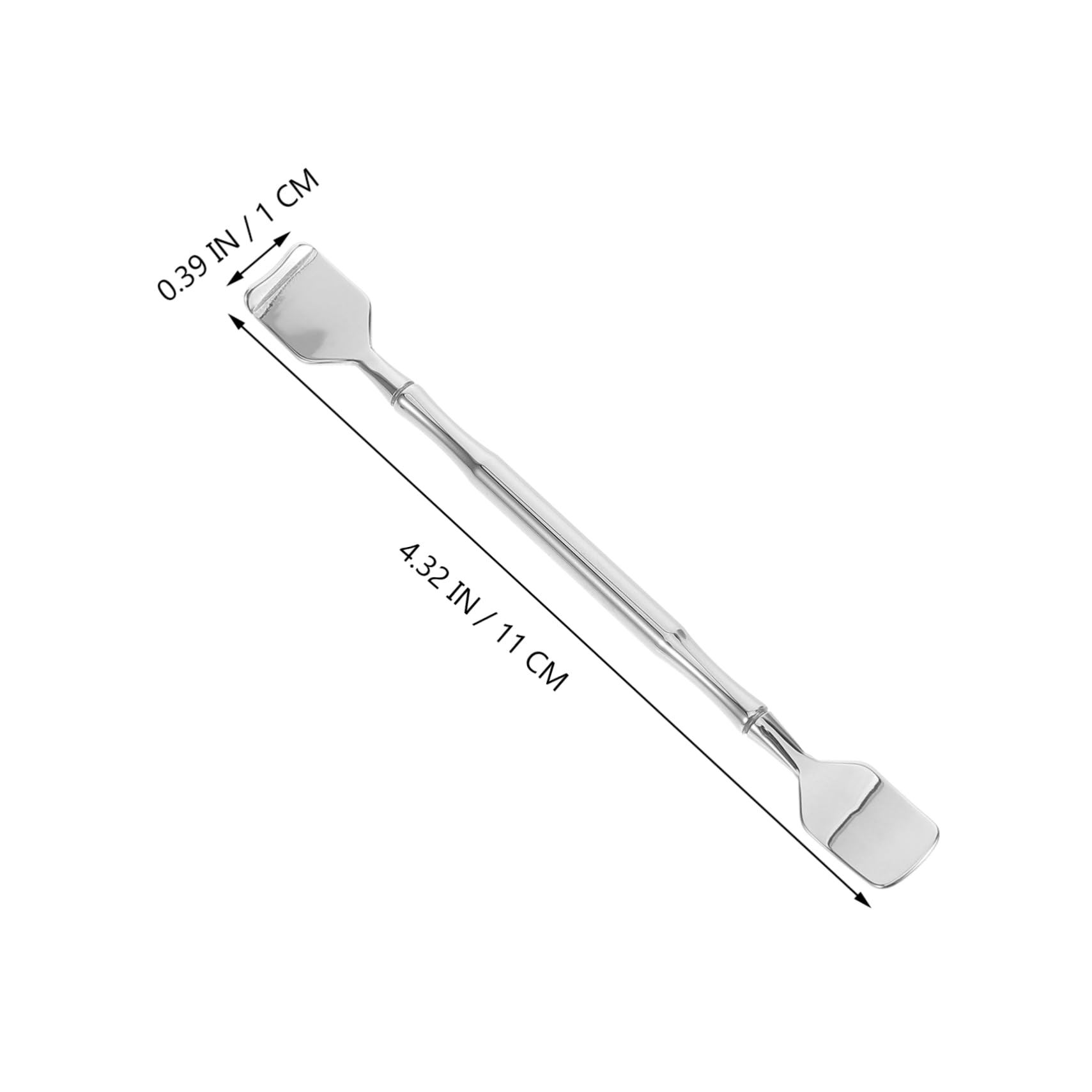 BESTYASH 2pcs Facial Pore Spatula for Skin Care Stainless Steel Face Tools for Blackhead Cleaner Dual-function Massage Cleanse Tool for Men Women