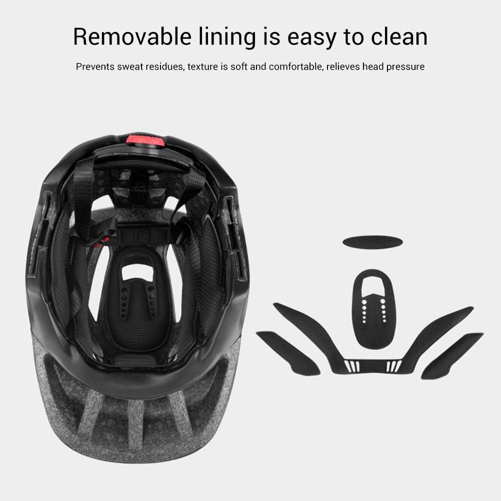 Generic -Integral-Fahrradhelm, 2-in-1-Design, Abnehmbarer Kinnschutz für BMX, Dirtbike, Hoher Aufprallschutz, Leicht, Aerodynamisch, 13 Belüftungsöffnungen, Verstellbare Passform, Alter
