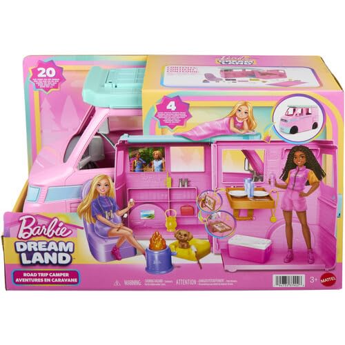 Barbie Dream Land Road Trip Camper Vehicle zestaw do zabawy