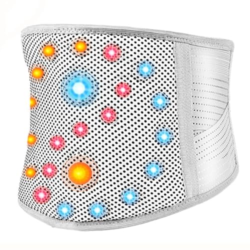 Faja Lumbar con Magnetoterapia Faja Autocalentable para Cintura Y Abdomen con 25 Imanes Que Liberan Calor Descompresión Lumbar para Hombres Y Mujeres para Hernia Discal Y Ciática(Gray,XL) Faja Lumbar con Magnetoterapia Faja Autocalentable para Cintura Y Abdomen con 25 Imanes Que Liberan Calor Descompresión Lumbar para Hombres Y Mujeres para Hernia Discal Y Ciática(Gray,XL)