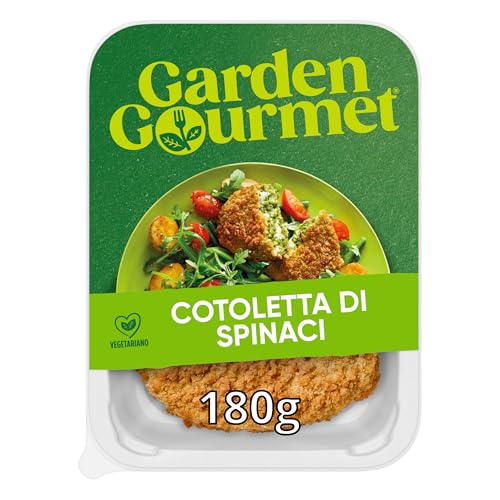 GARDEN GOURMET Cotoletta Vegetariana di Spinaci con Riso e Formaggio, 2 pezzi 180g