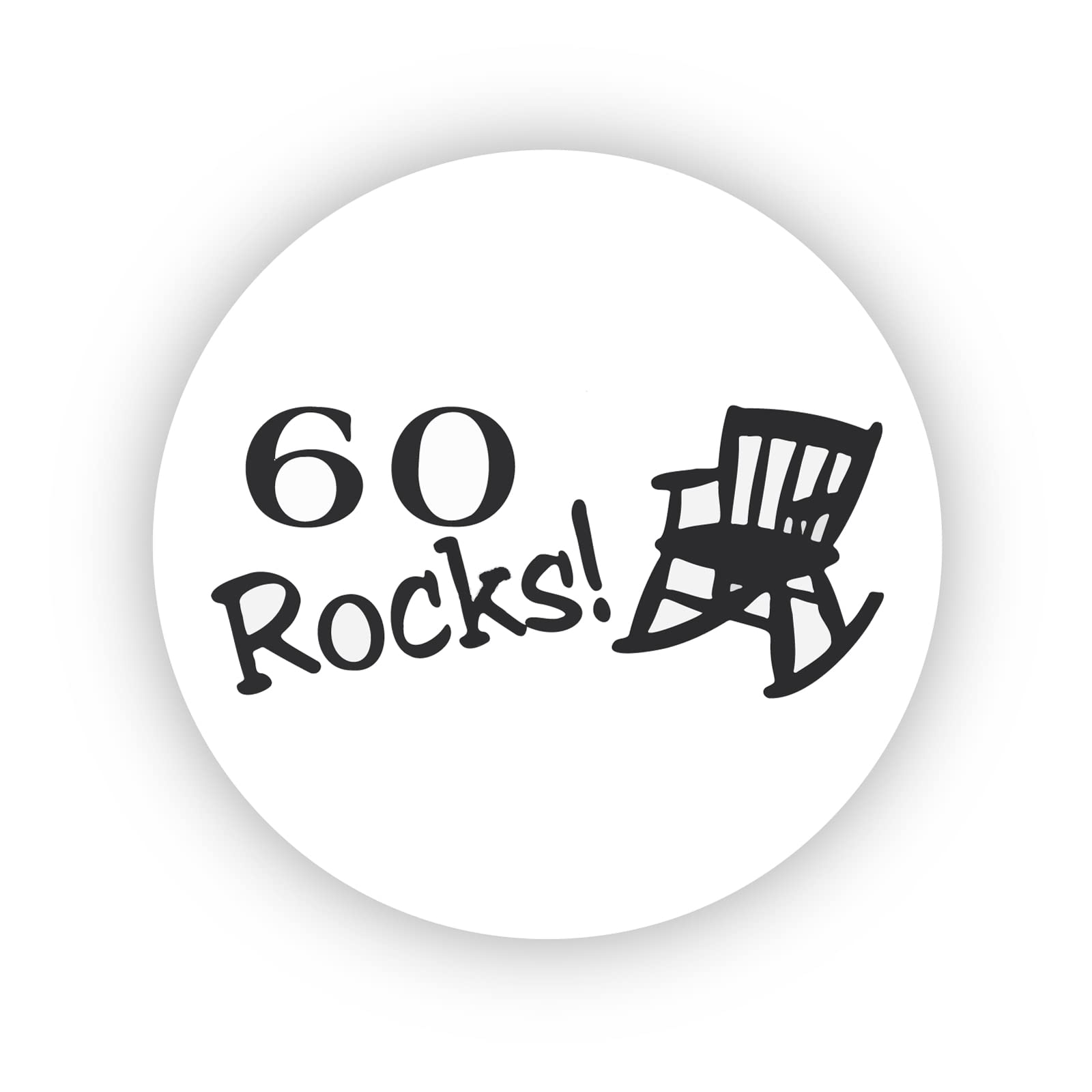 Thank You Round Sticker - Decorative Birthday Sticker - Craft Wedding Party Events (Green)