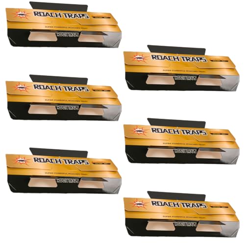 PYEUIFT 6 Piezas Trampas Para Cucarachas Mata Cucarachas E Insecticida Eficaz Contra Cucarachas Veneno Para Cucarachas Y Gel Cucarachas Producto Para Eliminar Cucarachas En Casa Cocina Y Oficina