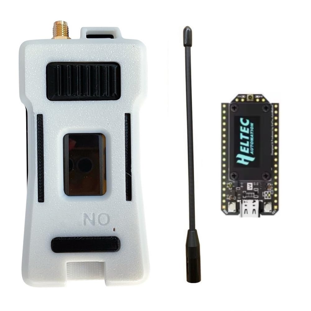 Kit de Développement Meshtastic Heltec WiFi Lora 32 V4 Meshcore - SX1262 avec Boîtier D'Antenne Module Maillé Alimenté par Énergie Solaire A