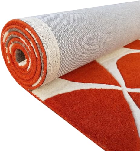 Image of Soft Pure Woolen Modern Collection Tufted Carpet for Living Room,Bedroom'Kitchen and Hall (6 X 8) Feet