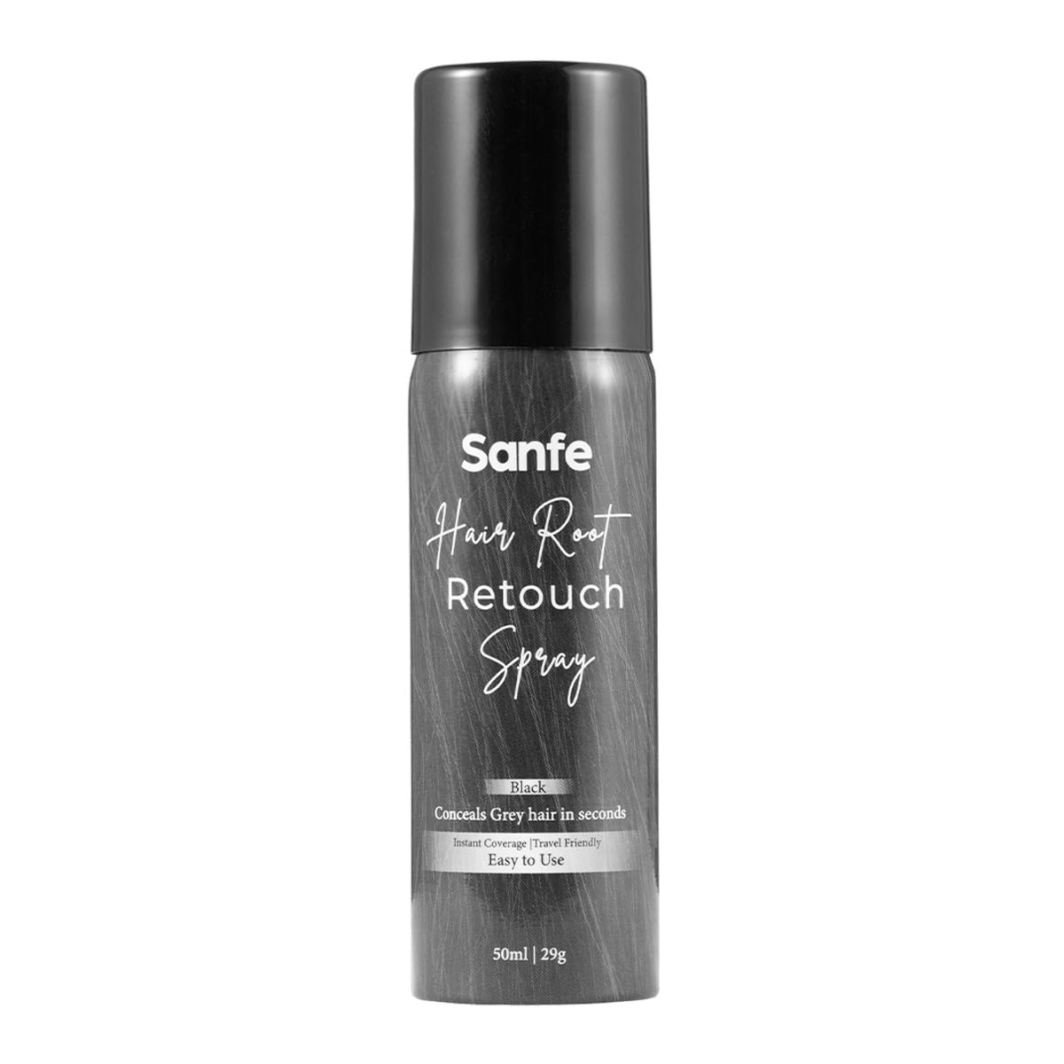 Sanfe Hair Root Retouch Up Spray | Instant Grey Coverage | Natural-Looking Finish | Smudge-Proof | Quick Dry | For Women & Men | Easy-to-Use Hair Color Touch Up Spray for Roots, 50ml-image-7