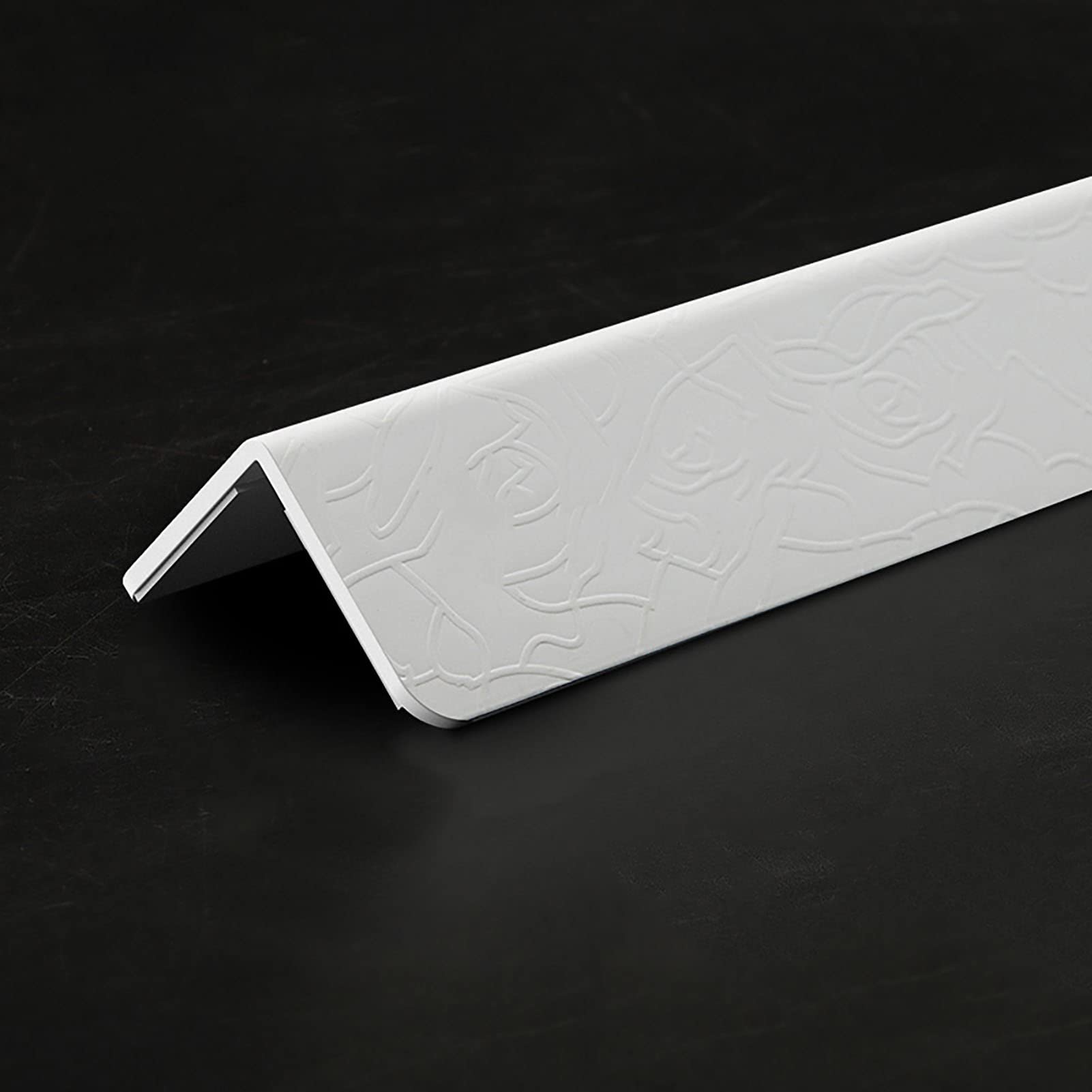 Esquineras Pared Protector de Esquinas de 36 mm de Ancho para Paredes, Tiras Protectoras con Cinta Adhesiva, 2 mm de Grosor.