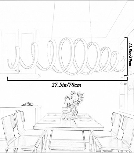 Lampada a sospensione moderna in acrilico della