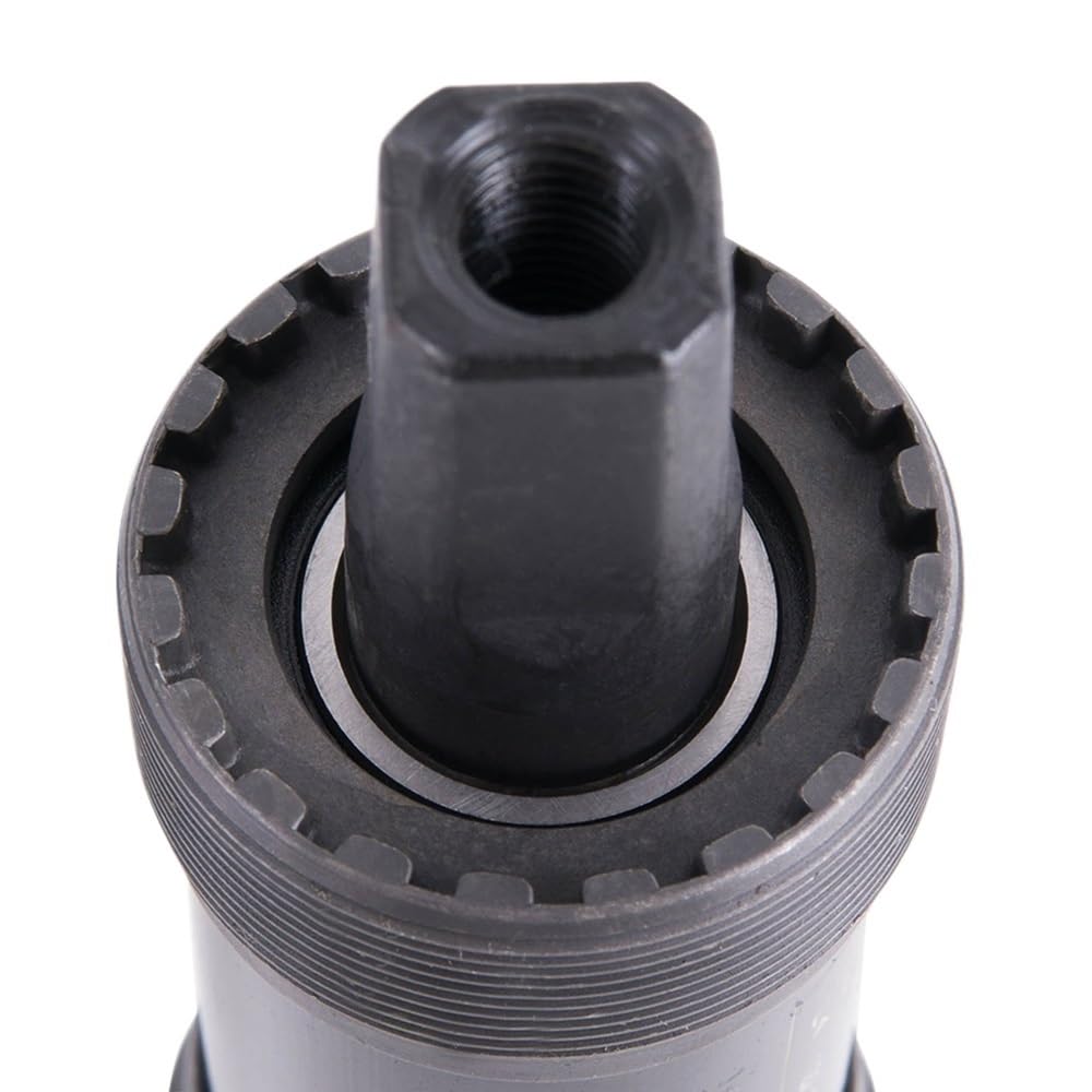 Nimomo Pédalier Carré Conique Vélo - Axe Manivelle Avec Roulements Pour Boîtier 68mm
