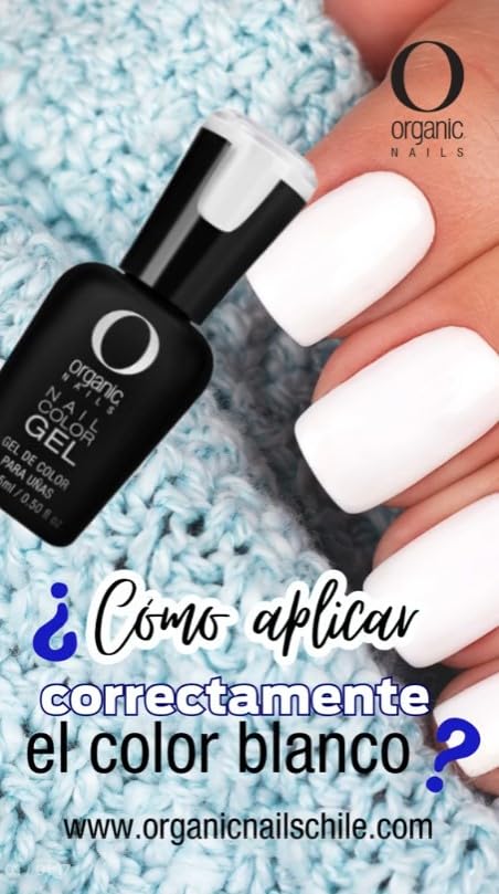 Organic Nails Gel Color Seiler White miniatura 7