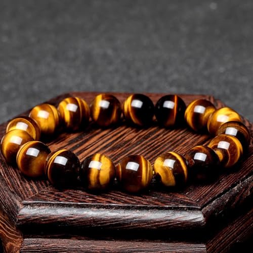 Pulsera de piedra de ojo de tigre artesanal: un regalo con intención de buena suerte 2