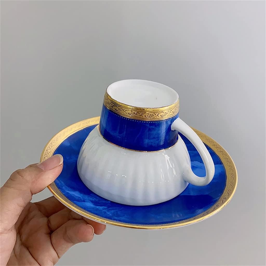 Embossed Loose Tea Cup Cup Holder Coffee Cup Set Coffee Tea Cup(E)