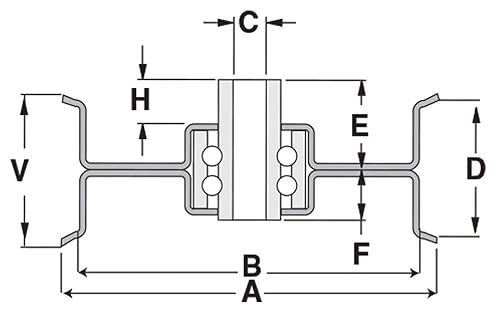 Miniatura 2 de Stens Nuevo tensor plano 280-085 compatible conreemplazo para John Deere L110, L118, L120 y L130 GY20067, GY22172 (paquete de 2)
