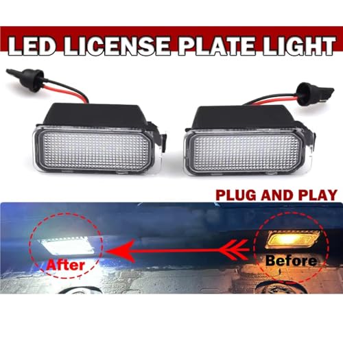 Luces de matrícula Lincoln MKC 2015 2016 2017 2018 repuestos coche 4